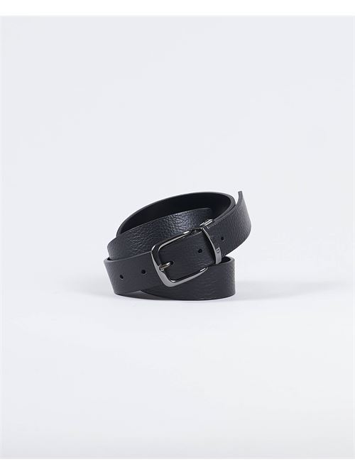 Cintura in pelle reversibile con fibbia Daniele Alessandrini DANIELE ALESSANDRINI | Cintura | NL643843001